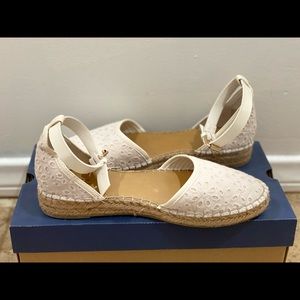 GH Bass & Co. White Pointelle Espadrilles
